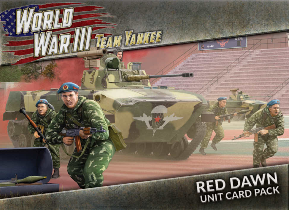 Team Yankee Soviet Union Red Dawn Unit Cards (WW307U) Panzer Command